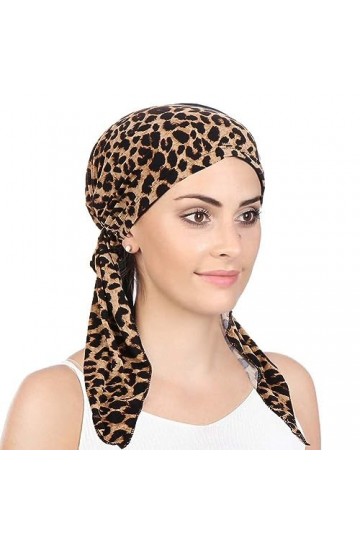 Lot de 3 foulards chimio pré-noués pour femme style 6 long 