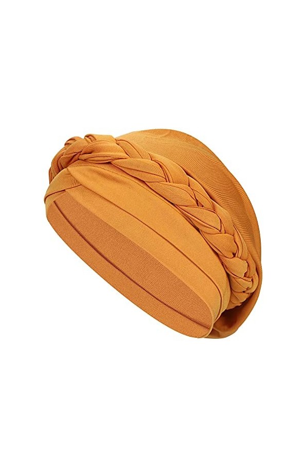XINCHI Femmes Turban Cap Tresse Chimio Tête Wrap Musulman Hijab Écharpe Chapeau Extensible Bonnet De Sommeil Doux Perte De Ch