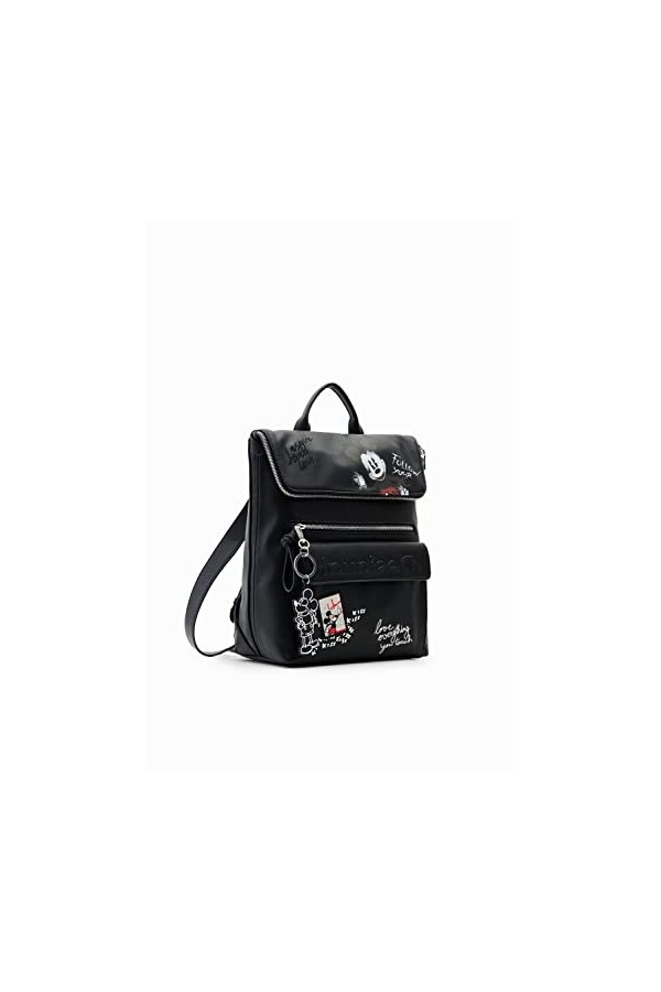 Desigual, BACK_MICKEY ROCK_NERANO U 2000 BLACK Femme, Noir, Taille unique