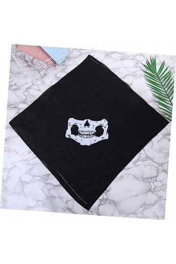 ibasenice Mouchoirs 9 Pièces Bandana Crâne Mouchoir Extérieur Halloween Crâne Bandana Écharpe Européenne Et Américaine Casque