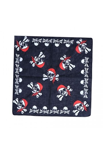 VALICLUD 12 Pièces Bandana Bandeaux Pour Les Femmes Hijab Tête Serviettes Wrap Pour Les Femmes Crâne Pirate Bandana Pirate Mo