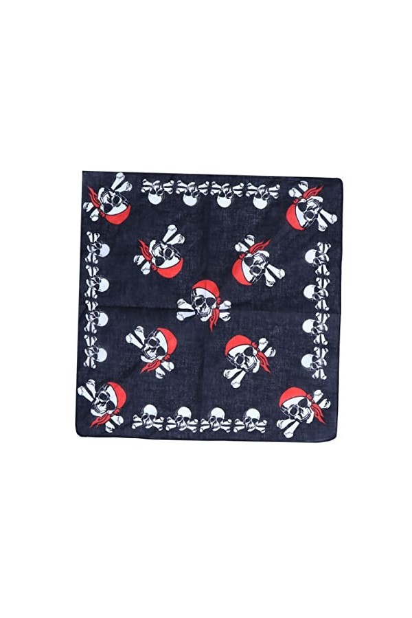 VALICLUD 12 Pièces Bandana Bandeaux Pour Les Femmes Hijab Tête Serviettes Wrap Pour Les Femmes Crâne Pirate Bandana Pirate Mo