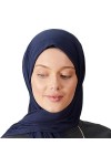 Écharpe de tête en jersey de qualité supérieure pour femme | Hijab instantané musulman | Turban en jersey pré-cousu, violet, 