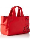 Desigual PU Hand Bag, Handbag Femme, Rouge, Taille Unique