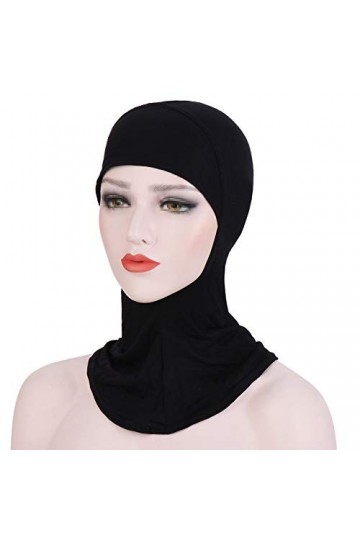 TININNA Turban en coton pour femme musulmane, hijab, couverture complète, couvre-chef