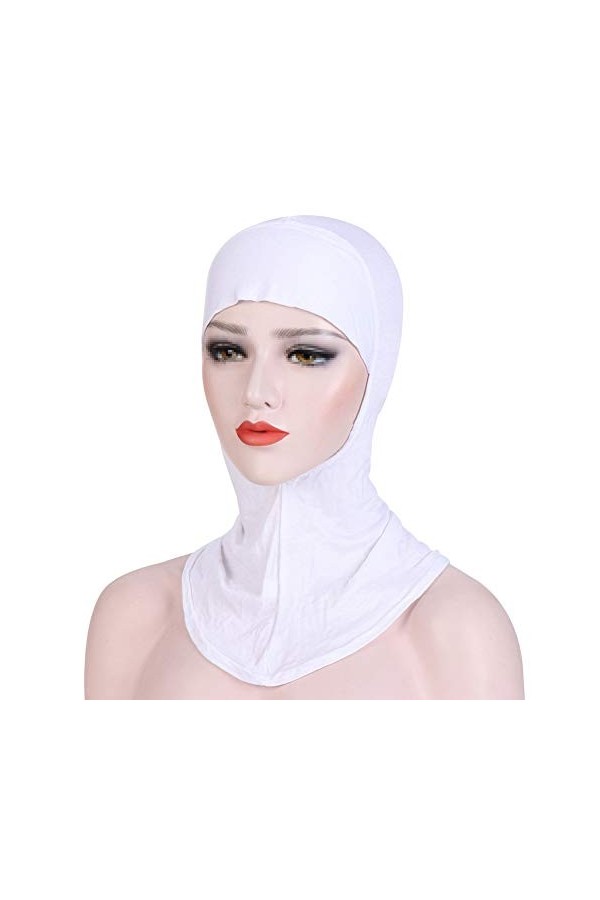 TININNA Turban en coton pour femme musulmane, hijab, couverture complète, couvre-chef