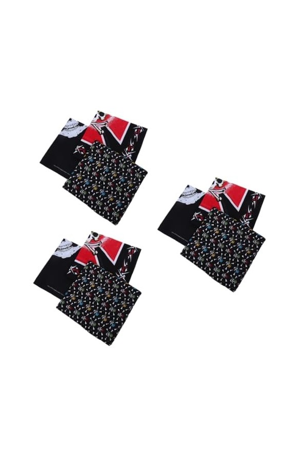 Toyvian Bandana Tête De Mort Bandana En Coton Avec Crâne DHalloween Foulard De Tête Mouchoir DExtérieur Casquette De Sport 