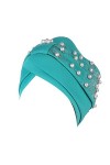 Saingace Turban de Mode pour Femme RéGlable Et Anti-Chute Bandeau Bandana Cheveux Casquette De Perte De Cheveux Turban Femme 
