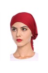 Asudaro Casquette chimiothérapie musulmane turban foulard indien chapeau dété bandana rétro chapeau de pirate chapeau de som