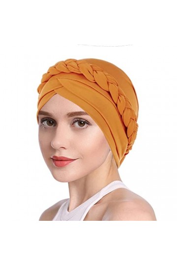 TCNGKIJIUK Turban pour femme,Chapeau turban dété musulman,Unisexe,Écharpe indienne,Élastique,Coton respirant,Bonnet turban a
