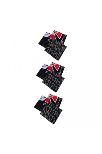 Amosfun Mouchoirs 9 Pièces Mouchoir Extérieur Crâne Bandana Coton Foulard Casquette De Sport Halloween Bandana Tête De Mort