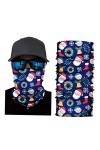 VALICLUD 10 Pcs Noël Bandana Noël Bandana Tête Wrap Noël Cache-Cou Visage Bandanas Festival Chapeaux Garder Au Chaud Polyeste