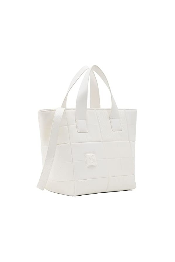 Desigual, BAG_DAMAS_VALDIVIA 1001 RAW Femme, Blanc