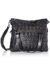 Desigual Bols_Azalea Loverty 2.0, Sac à Main Femme, Noir, Taille Unique