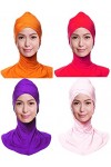 GladThink 4 X Musulmane Hijab Des Femmes Casquettes Foulards Islamiques Set No.5