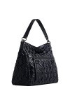 Desigual Bols_Azalea Loverty 2.0, Sac à Main Femme, Noir, Taille Unique