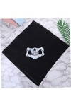 Amosfun Bandana Tête De Mort Bandana Crâne DHalloween Mouchoir DExtérieur Écharpe Bandana Crâne DHalloween Casquette De Sp