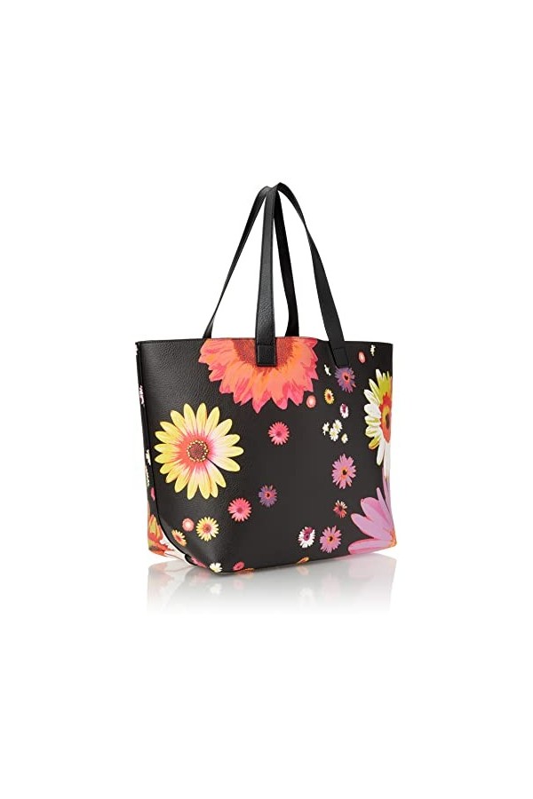 Desigual Bag_Daisy Pop_Namibia Rev 2000 Black, Dayy Femme, Noir