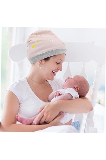 SOIMISS 1 Ensemble Écharpe De Confinement Coton Chapeaux Pour Femmes Prétied Foulard Pour Les Femmes Coton Bandeau Perte De C