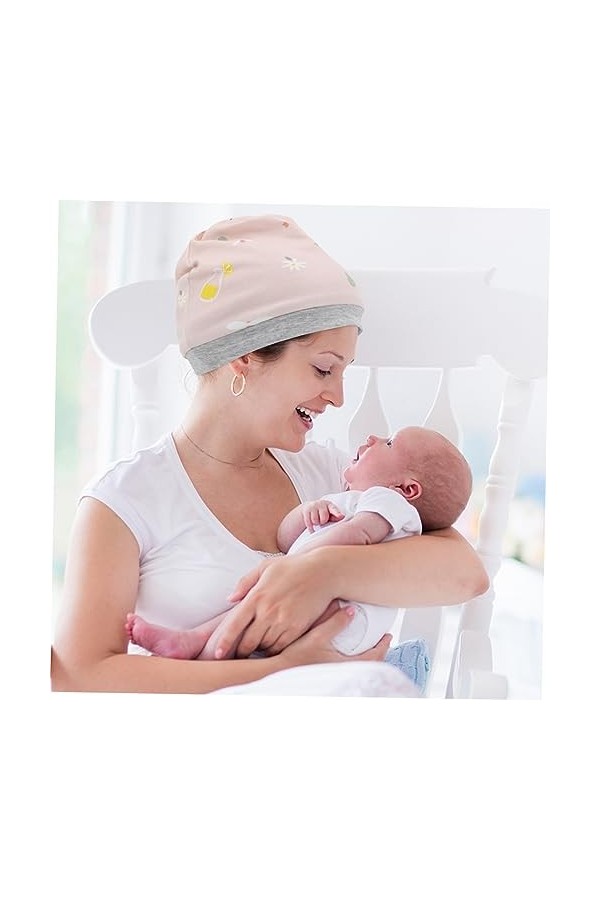 SOIMISS 1 Ensemble Écharpe De Confinement Coton Chapeaux Pour Femmes Prétied Foulard Pour Les Femmes Coton Bandeau Perte De C