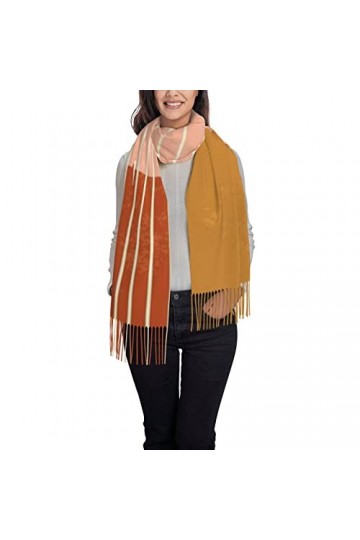 QQIAEJIA Écharpe bohème pour homme et femme - Longue écharpe chaude pour lhiver, sakura, taille unique