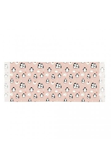 QQIAEJIA Écharpe en forme de pingouin mignon pour homme et femme, Noir , taille unique