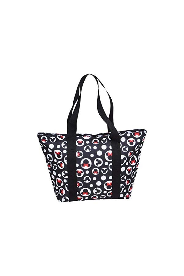 Disney Tote Travel Bag Mickey, Minnie, Donald, Goofy, Pluto Print Multicolored 
