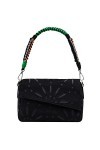 Desigual Motif Pissenlit, Sac_Summer Dandelion PHUK 2000 Noir Femme, One Size