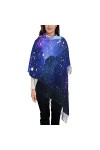 QQIAEJIA Magic Sky Écharpe longue et chaude pour homme et femme, galaxy, taille unique