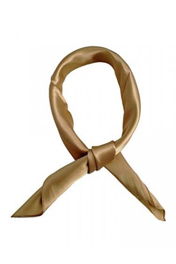 Topmode Foulard carré couleur unie 57 * 57cm Rouge 