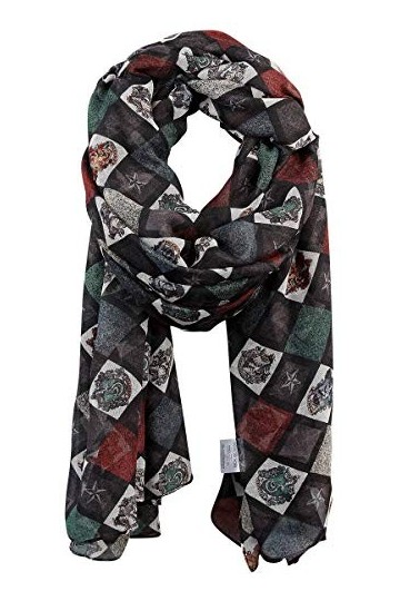 HARRY POTTER Blason Femme Foulard multicolore 100% Polyester