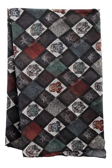 HARRY POTTER Blason Femme Foulard multicolore 100% Polyester