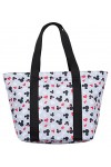 Disney Tote Travel Bag Mickey, Minnie, Donald, Goofy, Pluto Print Multicolored 