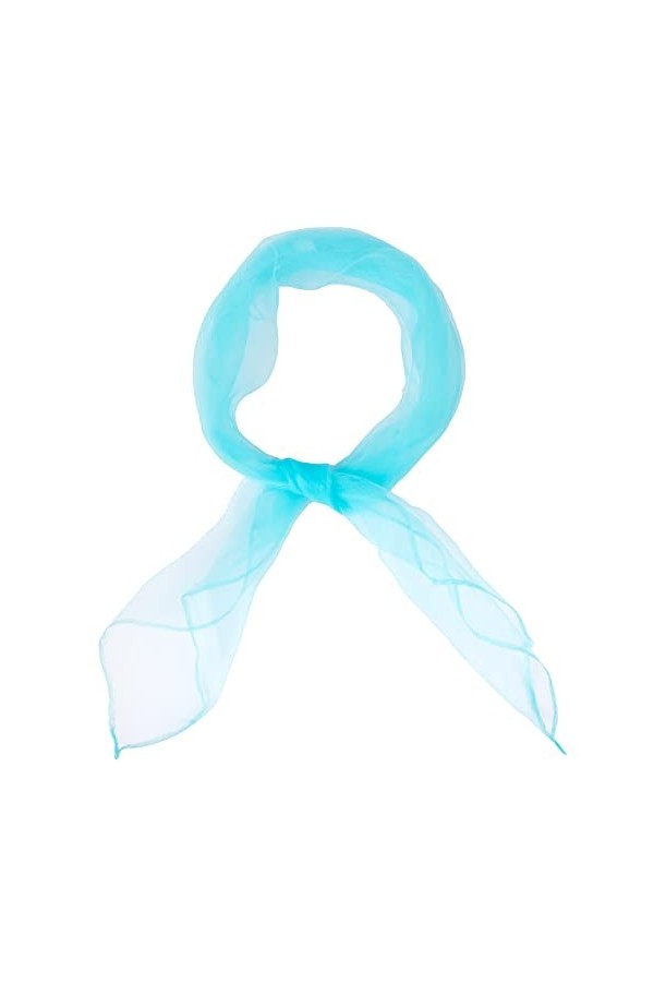 Hat To Socks Foulard Rétro pour Cheveux, Doux et Léger, Carré, pour les Filles et les Femmes Orange 