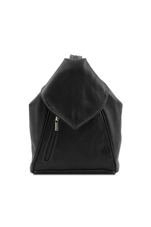 TUSCANY LEATHER Delhi Sac à dos en cuir Noir