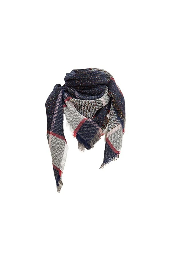 Écharpe pour femme - Petit plaid - Épais - Écharpe dhiver - Tartan - Grande taille - Foulards pour garçons, Orange, taille u