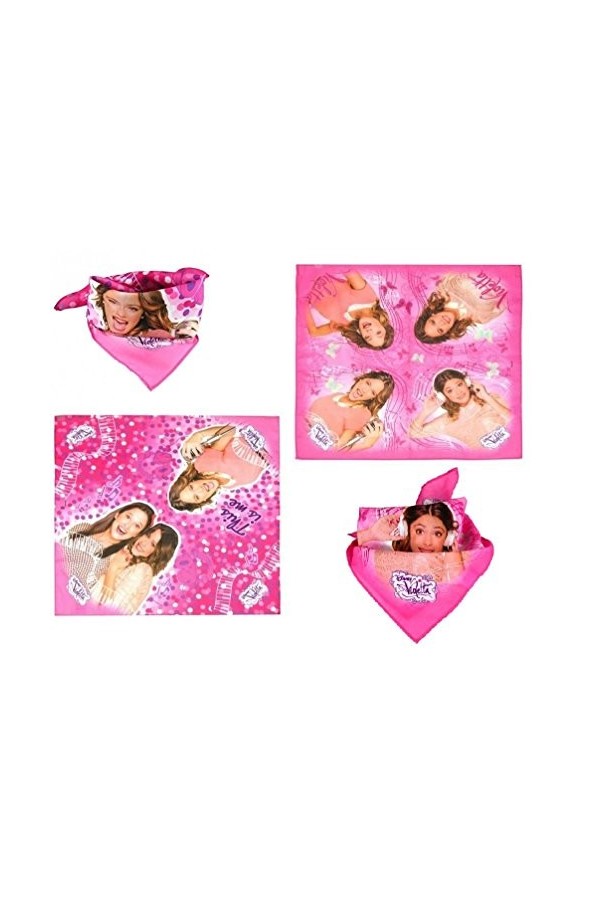 Violetta FOULARD BANDANA ÉCHARPE NOUVEAUTÉ LICENCE DISNEY - MODELE ALÉATOIRE