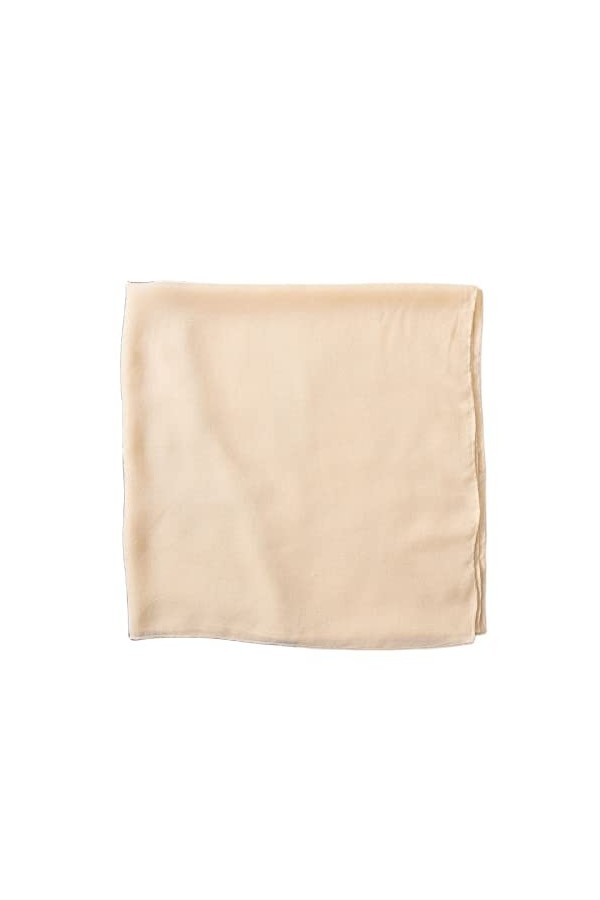 Yizelli 35 x 35 Pouces écharpe Carrée Couleur Unie Neckerchief 90cm Cheveux Tête Foulard pour Femmes Filles Noir 