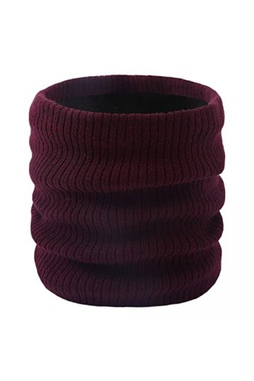 HYUET Cache Cou Tubulaire Tour de Cou Col Écharpe Tube Polaire Thermique Cache-Cou Tricoté Chauffant Foulard Écharpe Ronde Ép