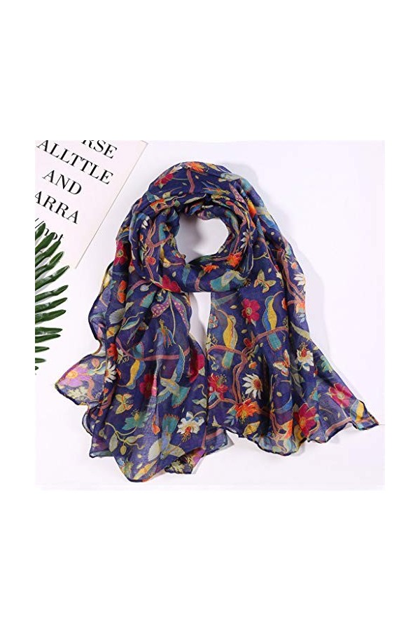 TianWlio ChâLe Ultra-LéGer Respirant EléGant Soie Grande Echarpe Echarpe Personnalisable Soie De Foulards Femme Echarpe Soie 