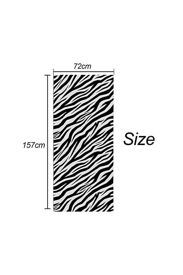 SamHeng Foulards à rayures pour femmes Écharpe en mousseline de soie douce respirante légère Longue mode Châle résistant au s