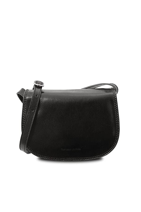 TUSCANY LEATHER Isabella Sac bandoulière en cuir Noir