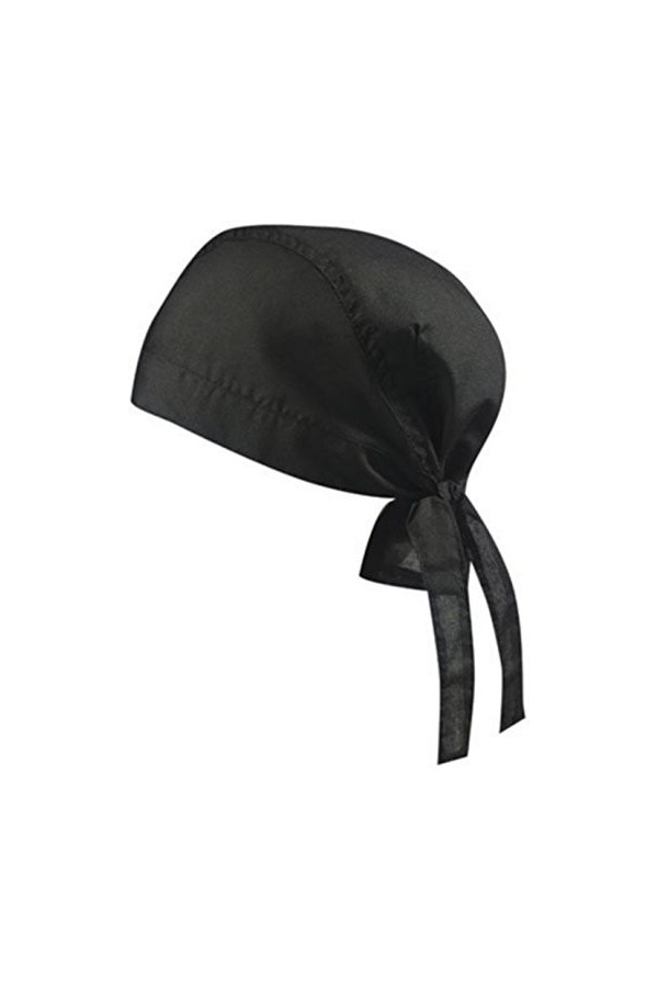 PURECITY Bandana Préformé Foulard de Tête 100% Coton - Taille Unique Ajustable - 20 Coloris au choix 5 Kaki 