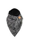 Firally Femme Foulard Femme Automne Mode Décontractée Chaud Rétro Écharpe Châle Multifonctionnelle Classique Boutons Multicol