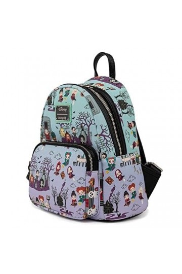 Loungefly Disney Hocus Pocus Scene Womens Double Strap Shoulder Bag Purse