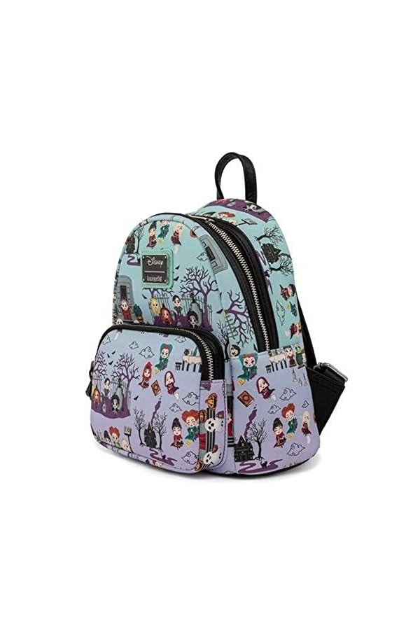 Loungefly Disney Hocus Pocus Scene Womens Double Strap Shoulder Bag Purse