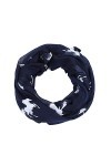 AnJuHoPa Viscose Écharpe Boucle Écharpe Bandana Foulard Tissé Mince Respirant Élégant Écharpe Imprimé Cheval Animal pour Fill