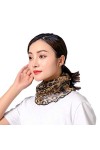 Xiang Ru Foulard Femme Tour de Cou Soie Imitation Protection Solaire Printemps Automne Style E