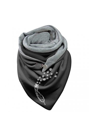 Générique Écharpe Triangle Femme Chaud Élégant Foulard en Imprimé Pissenlit Chic Châle Vintage Mode Scarf Hiver Écharpe Femme