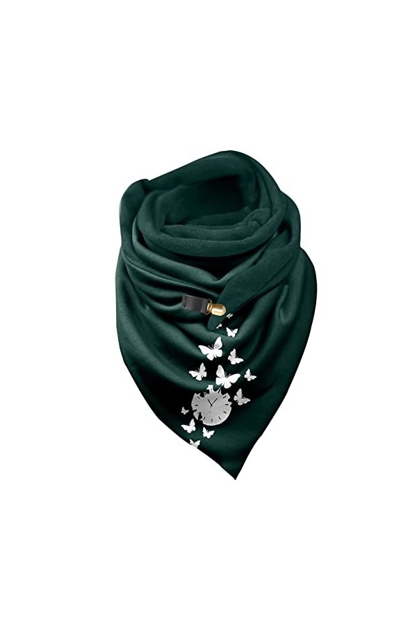 Générique Châle chaud triangle pour femmes Écharpes élégantes Echarpe triangulaire Cape Foulard Écharpe dhiver en triangle É